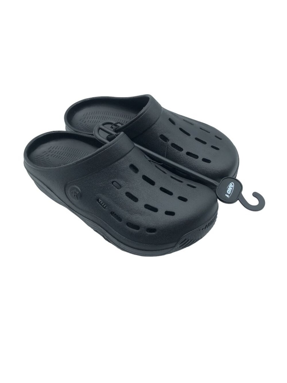 And1 Bodega Clog Lightweight Rubber Slip On Black Mens 8 Womens 10